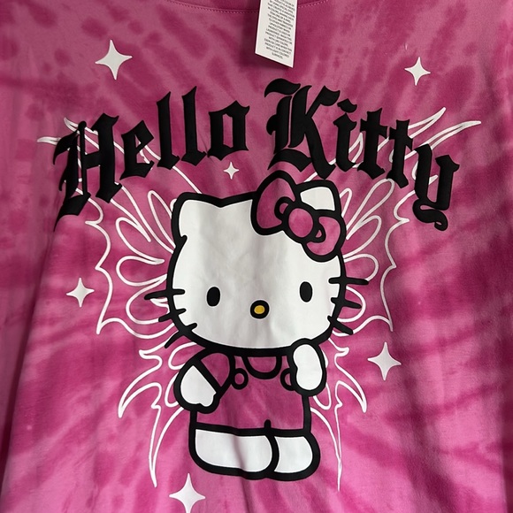 Hello Kitty tie dye t-shirt dress size L - Picture 2 of 3